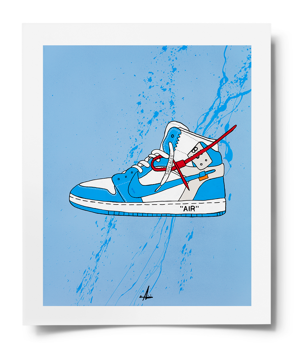 Virgil Abloh x AJ1 UNC