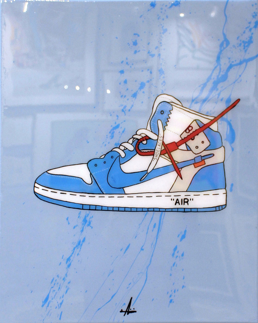 Virgil Abloh x AJ1 UNC